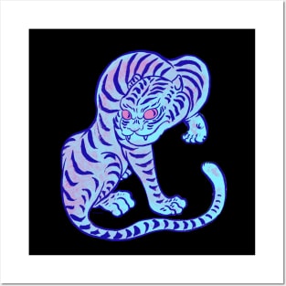 Neon Tiger Posters and Art